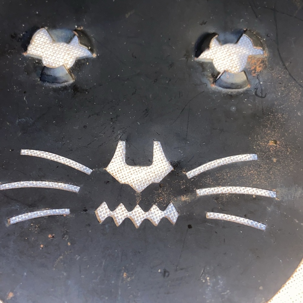 Vintage Black Cat face Metal Wall Decor candle holder LOT black cat silhouette - Picture 11 of 16